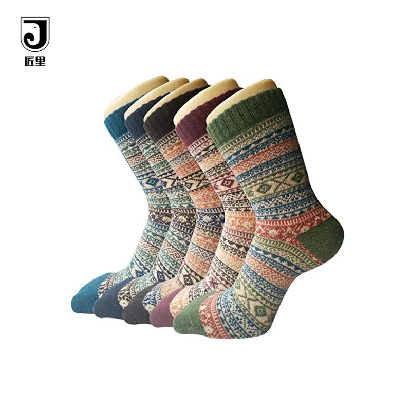 JL-A709 best mens woolen cashmere wool socks dress for men hot sale mens wool socks