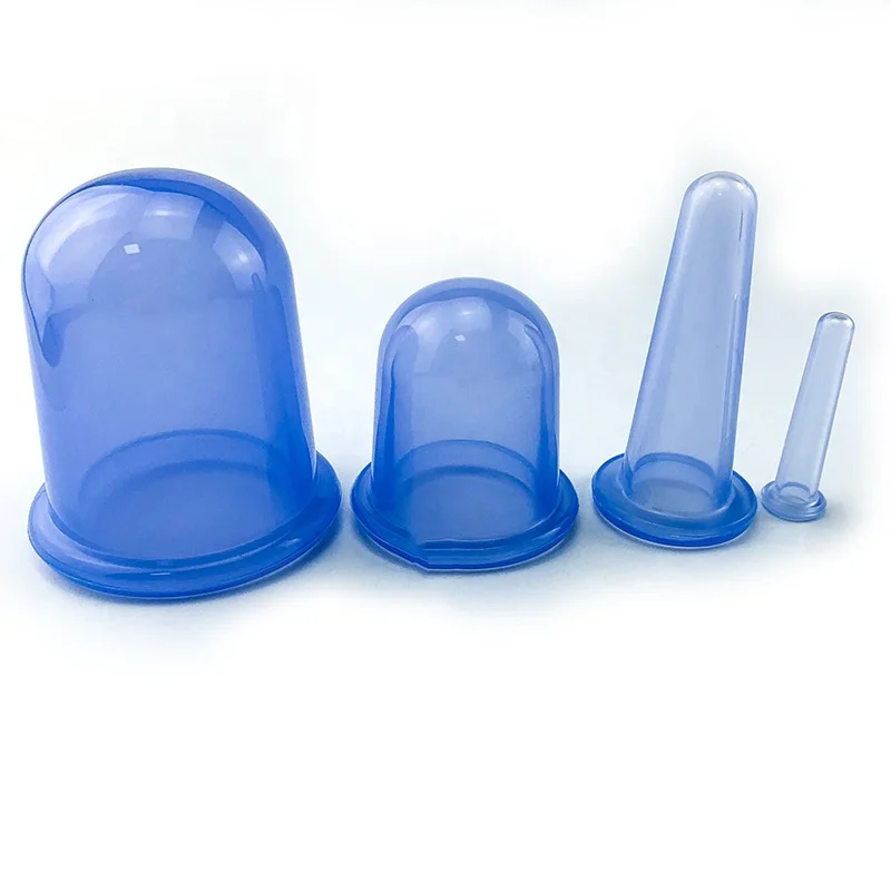 Chinese Anti Cellulite Massager Cupping Therapy Massage Sets Silicone Vacuum Suction Cupping Cups