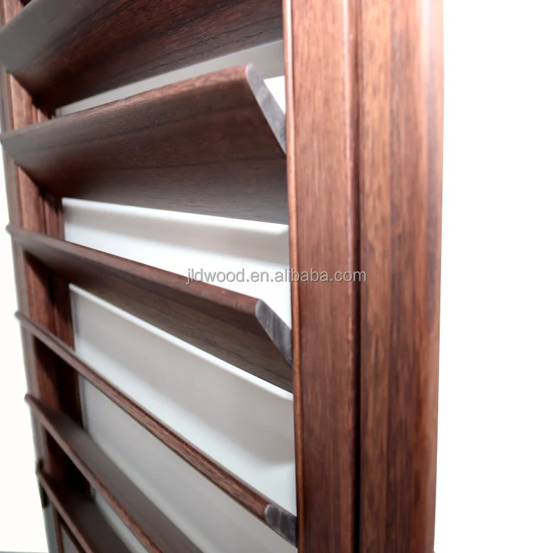 Window Shutters interior Basswood Plantation Shutter Waterproof PVC Louver Outdoor Plantation Shutters For Window