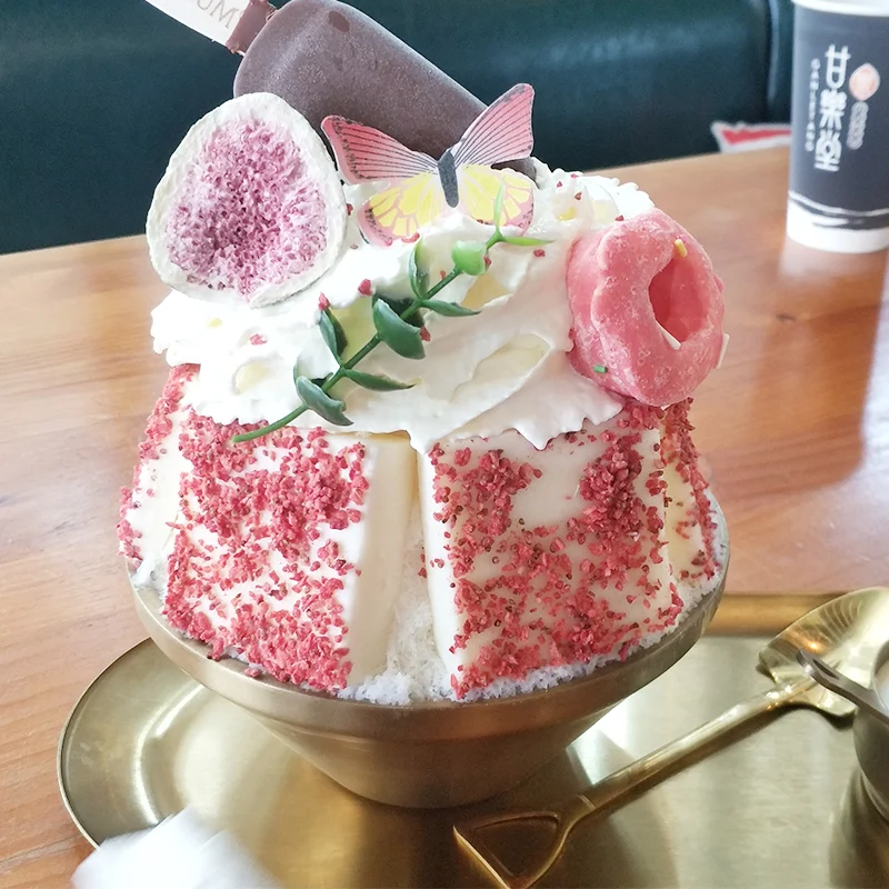 Home Flake Ice Milk Snow Ice Making Machine / Yogurt Snow Ice Cream Machine