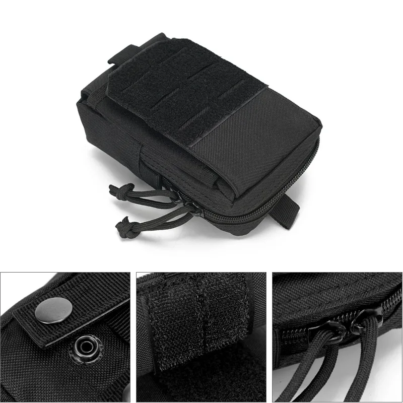 Emergency Heavy Duty Multifunction Phone Pocket First Aid Kit Tactical Molle Pouch Bag Pack