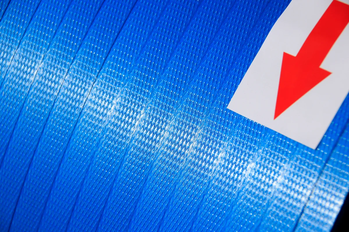 Manufacturer 5 mm PP Polypropylene plastic packing strips Strapping Band For Boxes packaging