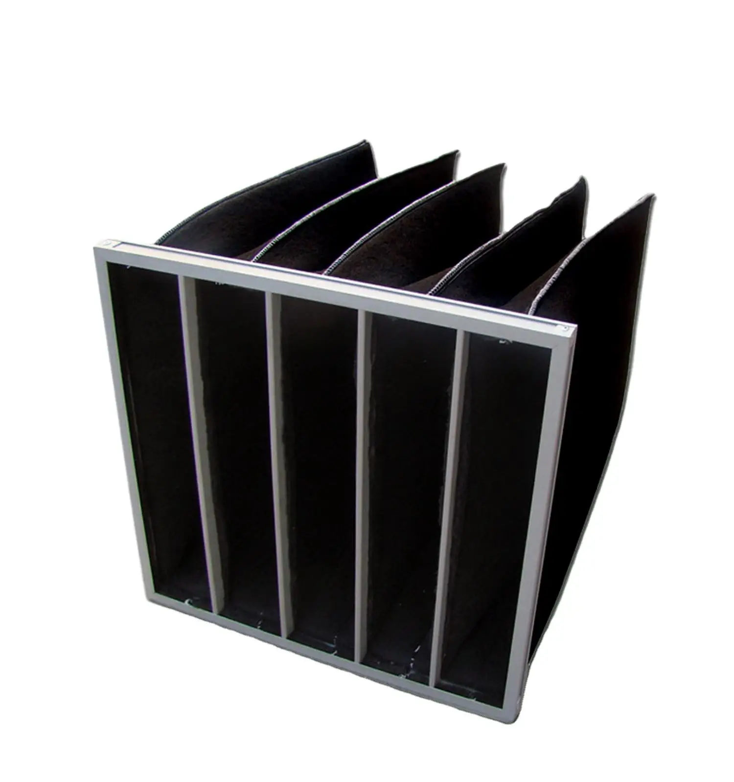 Air Conditioning Spray Booth Ventilation Chemical Bag Filter Hvac Activated Carbon Pocket Air Filter