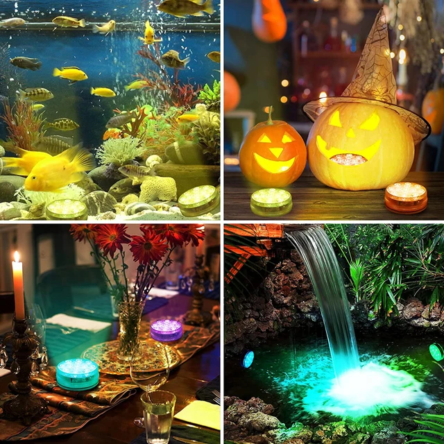 7CM13 lamp beads wireless remote control diving lamp swimming pool Underwater Waterproof RGB 13 LED Submersible Lights