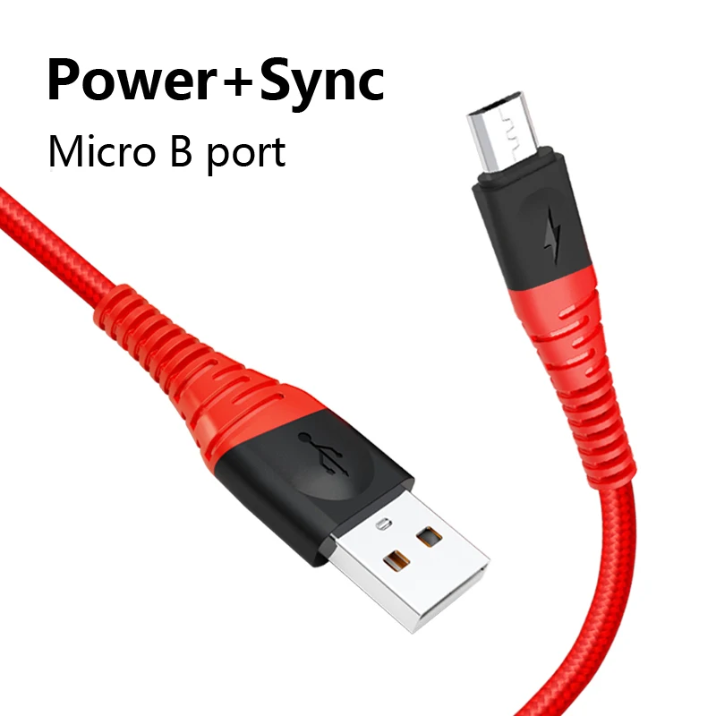 Быстрая зарядка USB 2 0 Тип a к Micro Type B Штекерный кабель V7 5 Pin + передача данных PE Bag/oem 2A