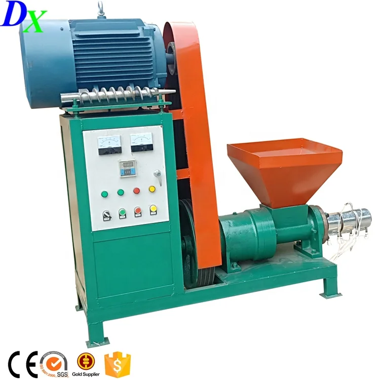 Used wood sawdust rice husk briquette charcoal making machine price