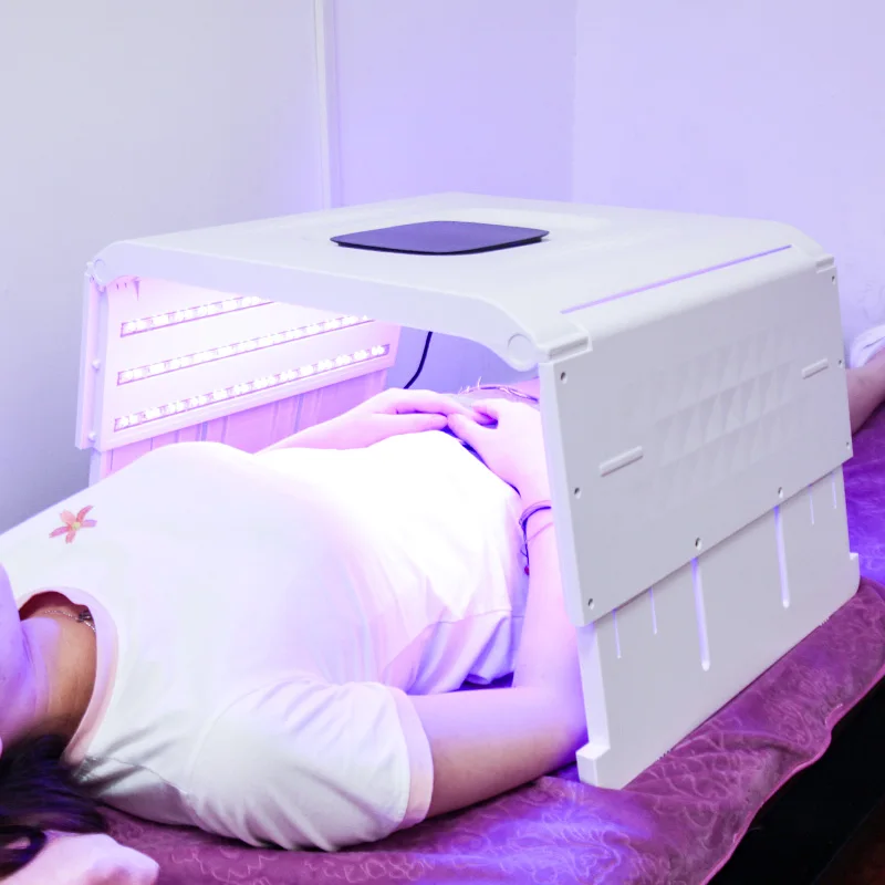 S.W Beauty Anti-Aging Capsule Spectrometer Full Body and Face 7 Color Light Therapy Device Led Face Neck Light Therapy Machine