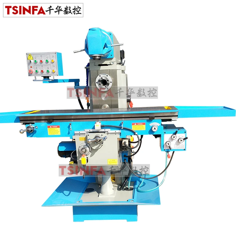 universal milling machine WN736 horizontal vertical milling equipment high quality Shandong Tengzhou factory table size 1500x360