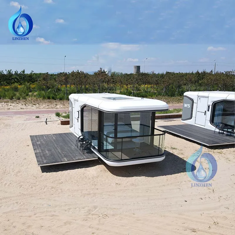 customized Prefab Expandable Container Houses 2 Bedrooms 1 Bathroom 1 Kitchen foldable modular homes container house