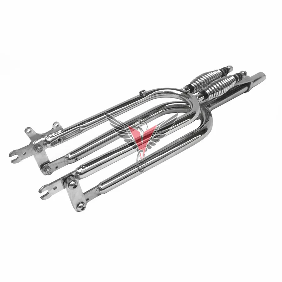 26 Inch Spring Suspension Fork Indian Classical Return Bicycle Chrome Two Spring Fork