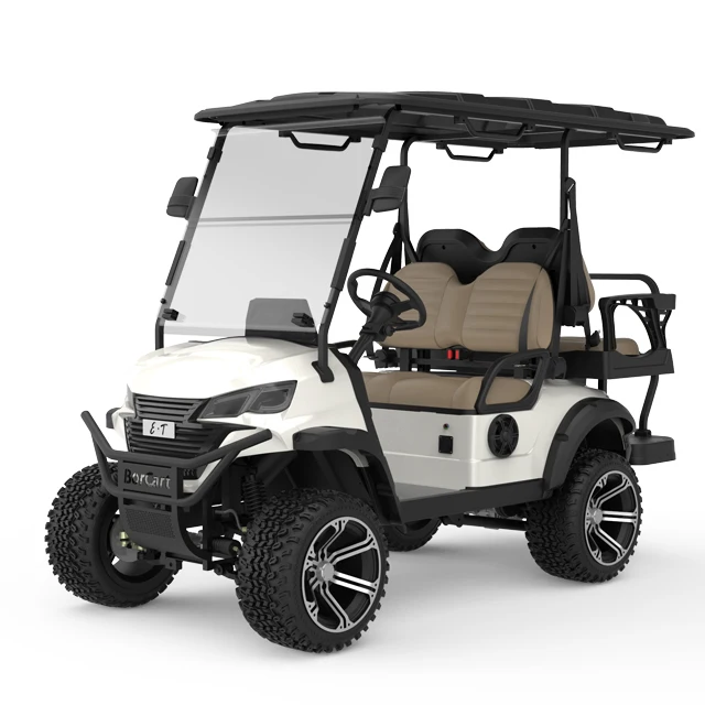 Borcart Custom Battery Powered 4 Seater Golf Cart Golf Carts For Sale with Lithium Utility Vehicles