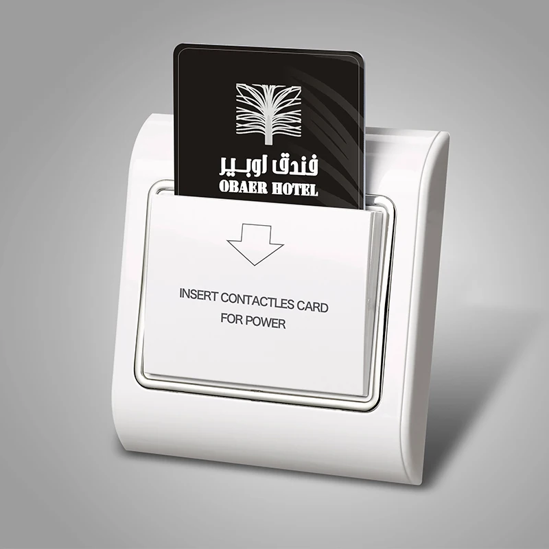 125Khz Magnetic Card Delay Time Switch Electrical Wall Switch For Hotel Room Key Holders