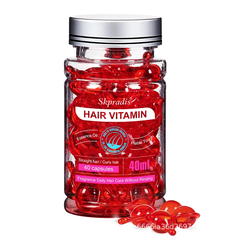 Витамин E уход за волосами эссенция капсула для восстановления поврежденных волос супер гладкая питательная увлажняющая