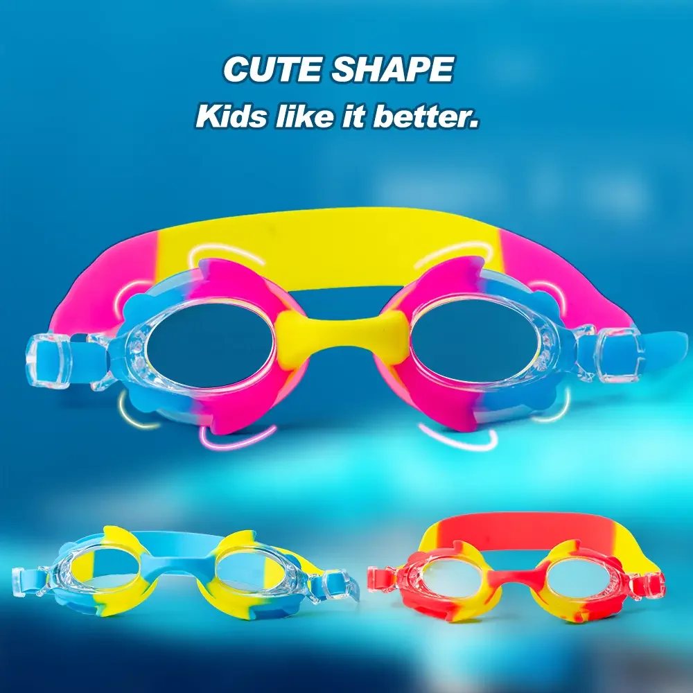 Advanced High Definition Swim Goggles Plating Kids Anti-fog Waterproof UV Protective Swim Googles