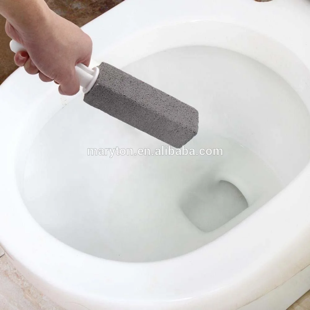High Density Grey Pumice Cleaning Tool Glass Pumice Stone with Handle