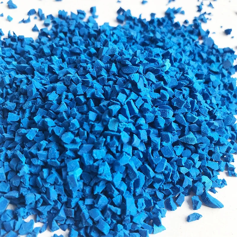 High gel content EPDM rubber for playground Protective epdm rubber granule for sports field Color Fadeless epdm granules