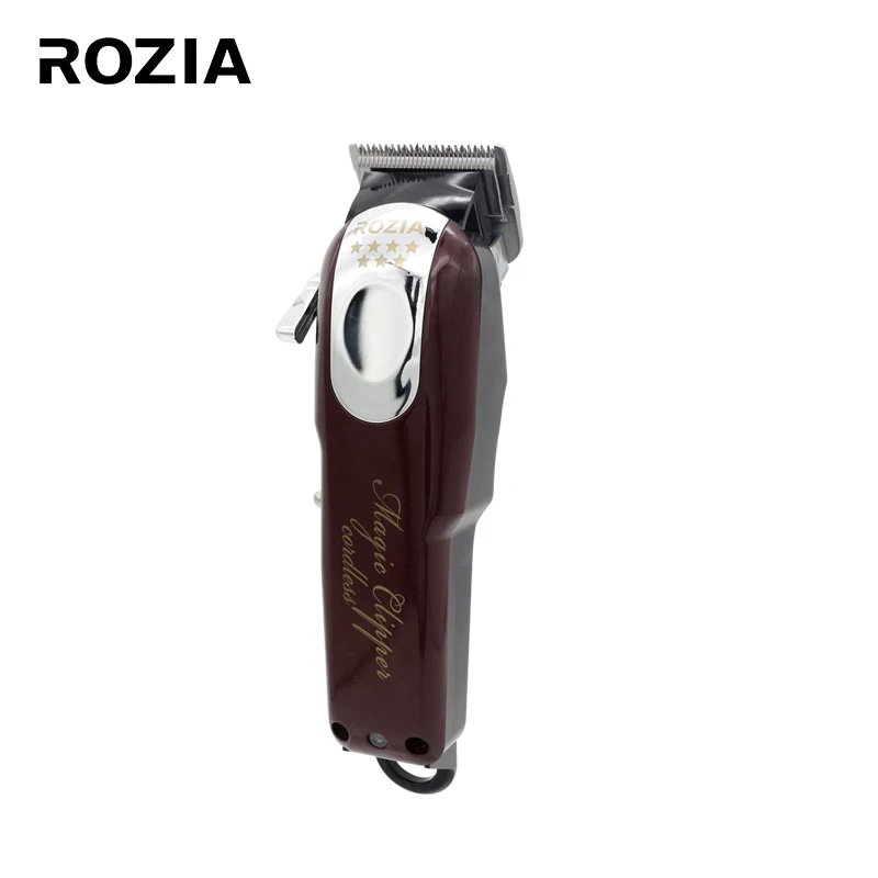 Машинка для стрижки волос Rozia электрическая машинка со стальным светодиодным