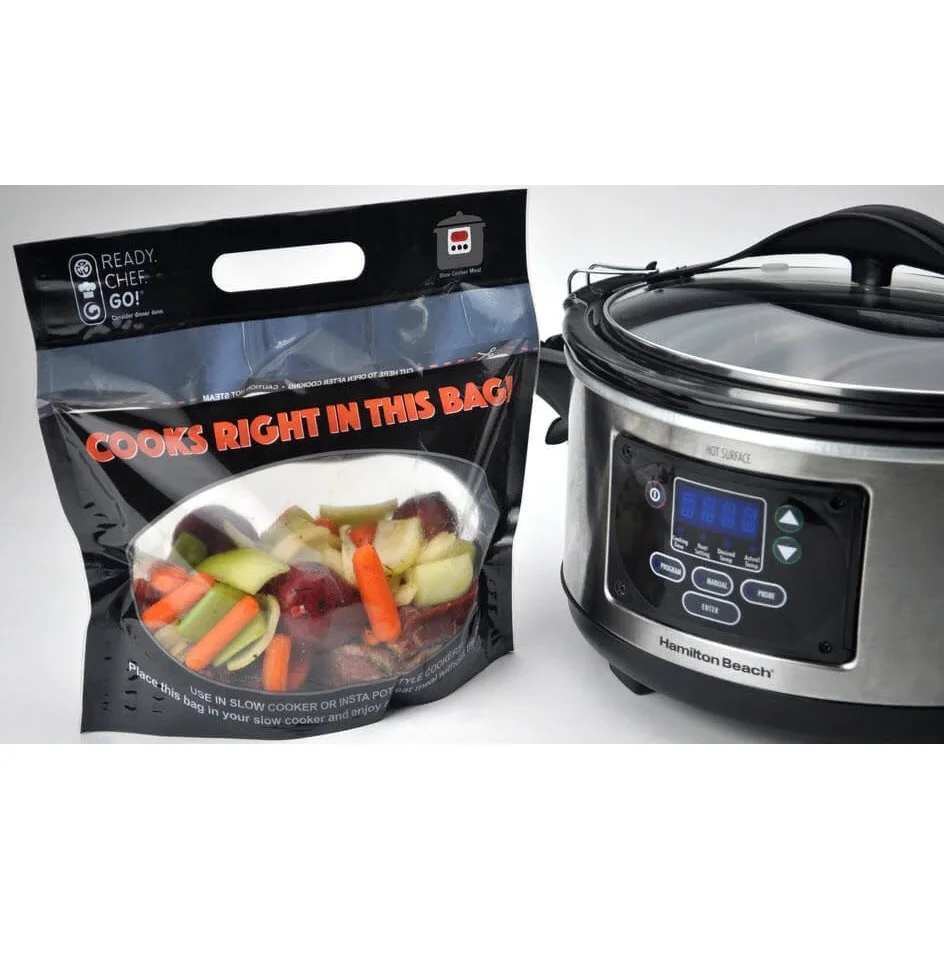 Food Packaging Pouch High Temperature Slow Cooker Bags Bulk Pack Shop Cooking Bags
