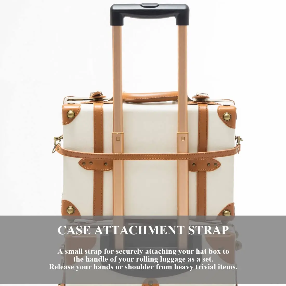 Travel Personalized Trolley Classic Vintage Elegant Travel Suitcase Set Airline Standard Luggage PU Leather for Men and Women