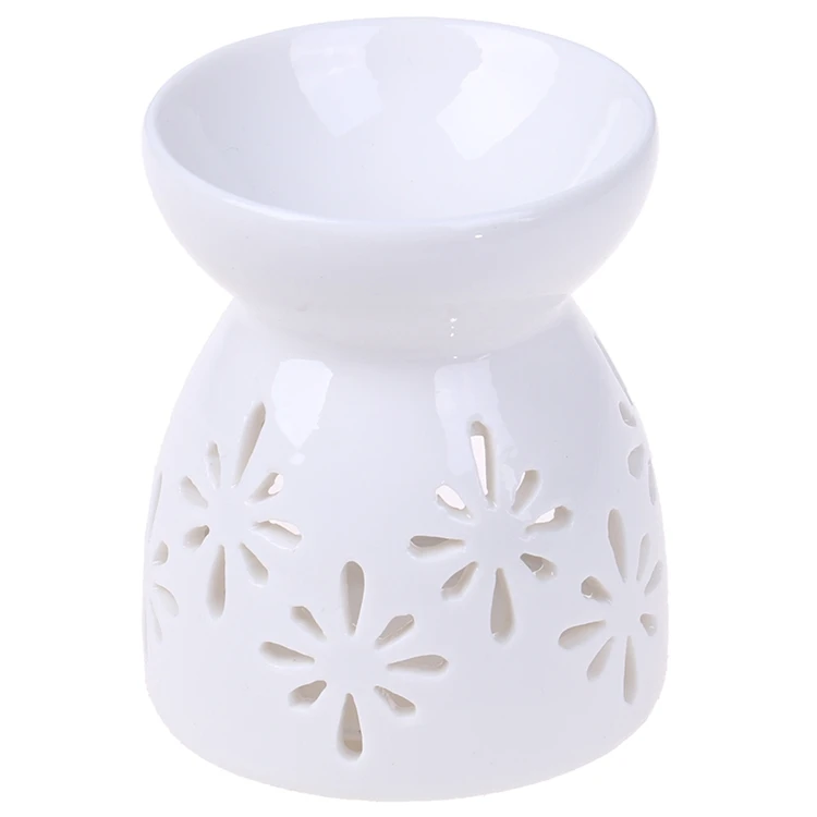 Tealight Candle Wax Melt Warmer Spa Aroma Ceramic Oil Burner Porcelain Essential Oil Burners