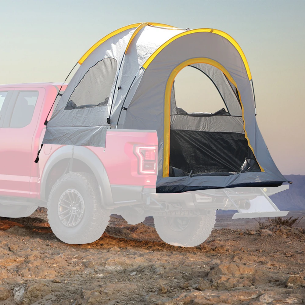 Wholesale Factory Direct Sales Outdoor Camping Roof Top Truck Tent Big Room Camper Bed Pickup Truck Tents For Trucks