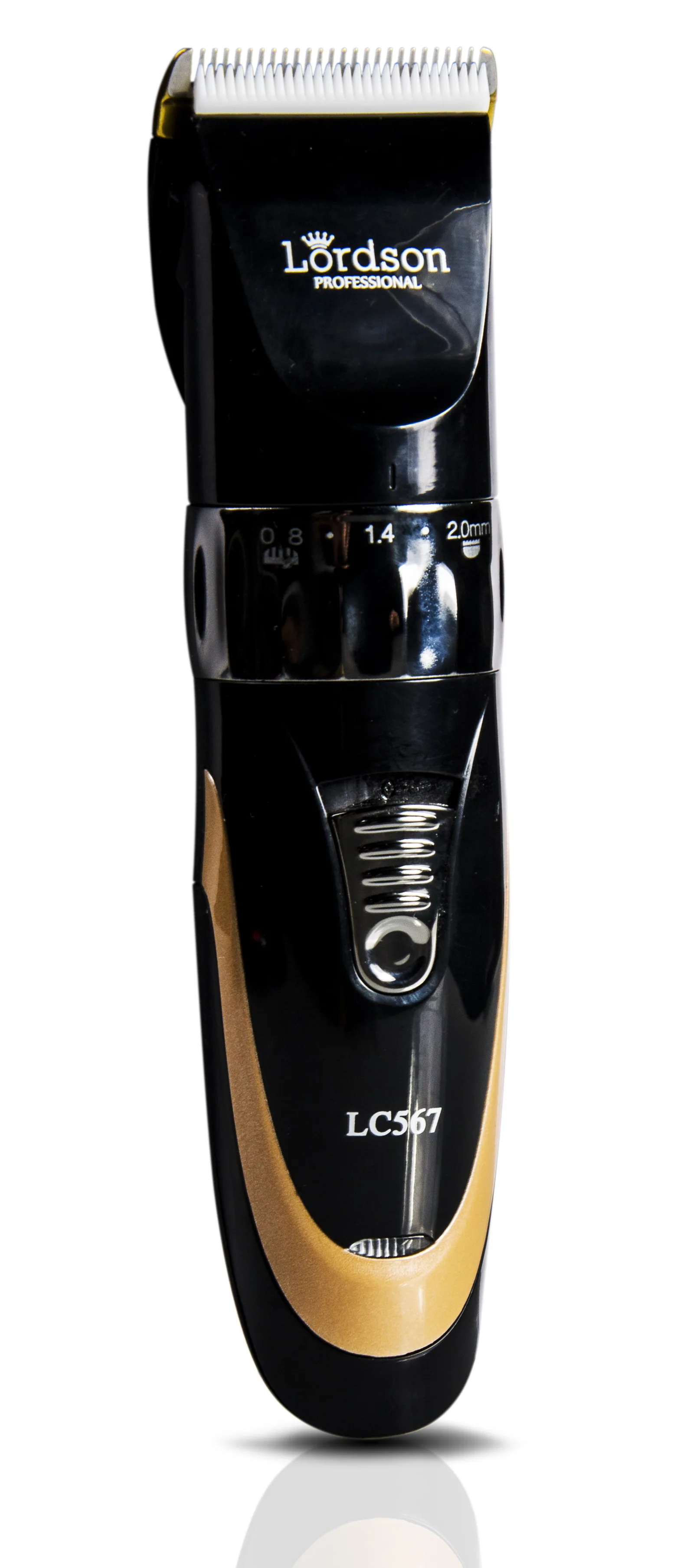 6300 rpm  high running speed barber clipper with two rechargeable li-ion battery cordless professional hair clipper