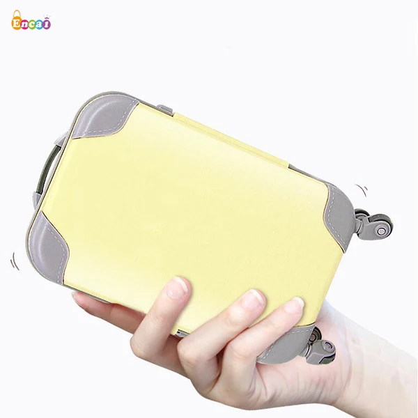 MIni Emulate Toy LUGGAGE TROLLEY CASE Storage box