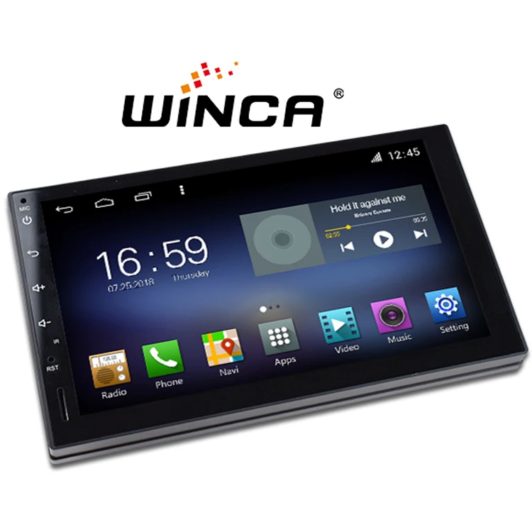  WINCA top3 фабрика высокое качество OEM ODM Wi-Fi Carplay радио один din горячие продажи IPS рамка Andoid WINCE универсальный автомобильный dvd-плеер