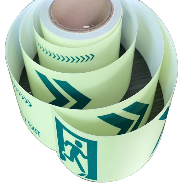 Cheap Factory Price Solvent Luminescent Printable Luminous Glow in the Dark Tape