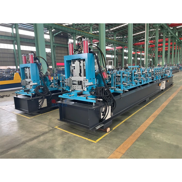 High Speed Auto C to Z Channel Steel Interchangeable Purlin Roll Forming Machine