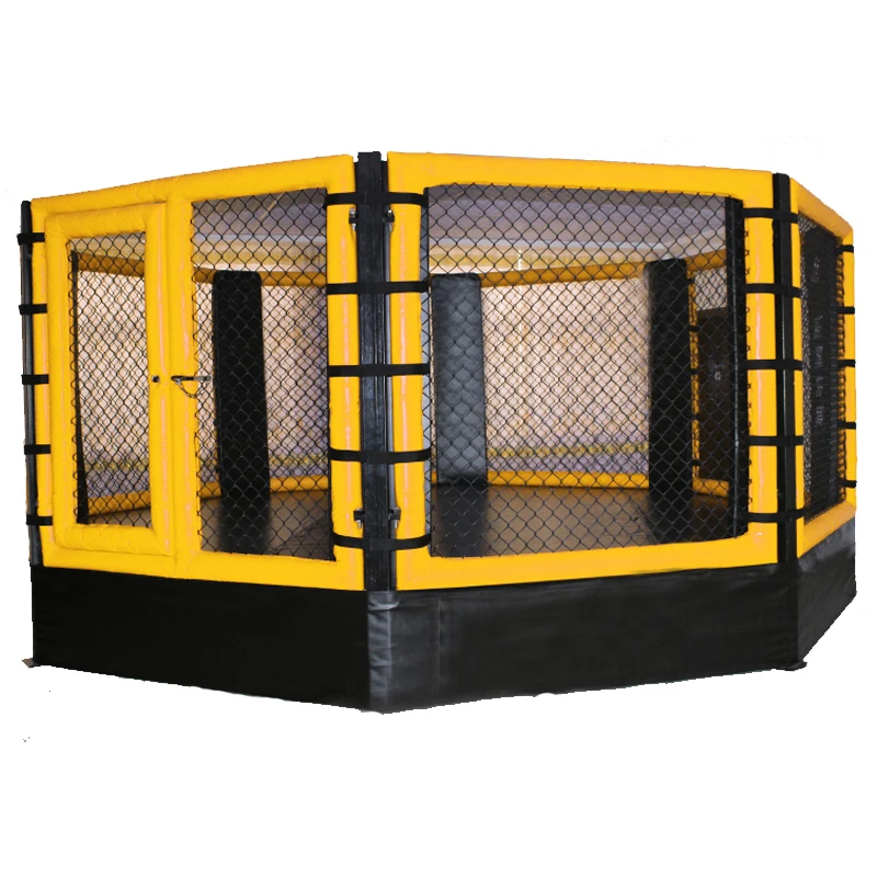  Низкая цена ufc fighting б/у боксерское кольцо напольное шестигранное ММА Клетка восьмиугольник для
