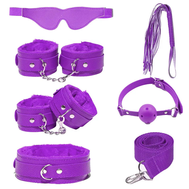 Sexy BDSM toys Soft Metal Wrist Fluffy Handcuff Sex Gift Toys Love Cuff Cheap Handcuffs