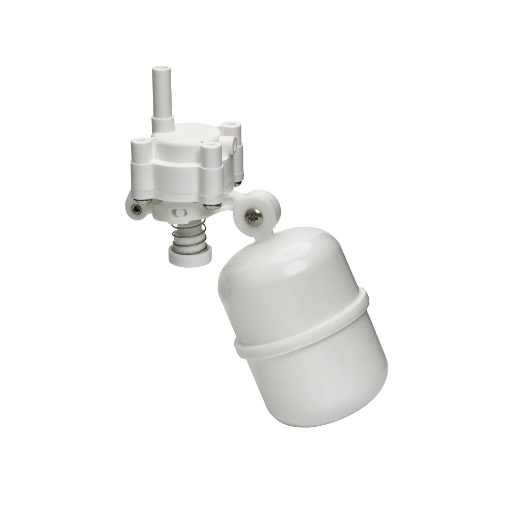 Meishuo FCD360FQ float valve for water tank plastic mini valve RO system 6.35mm quick fitting solenoid