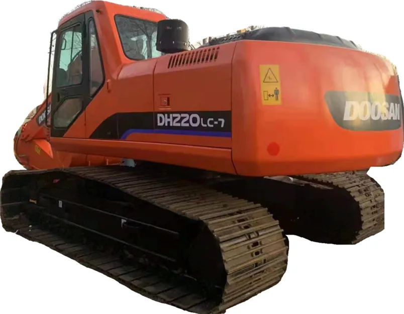 High efficient Doosan 220-7 used crawler excavator