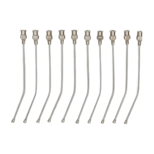 Various Specs Baby Bird Feeding Cannula Stainless Steel Feeding Nozzle for Parrot Birds Poultry Veterinary Drencher Equipment