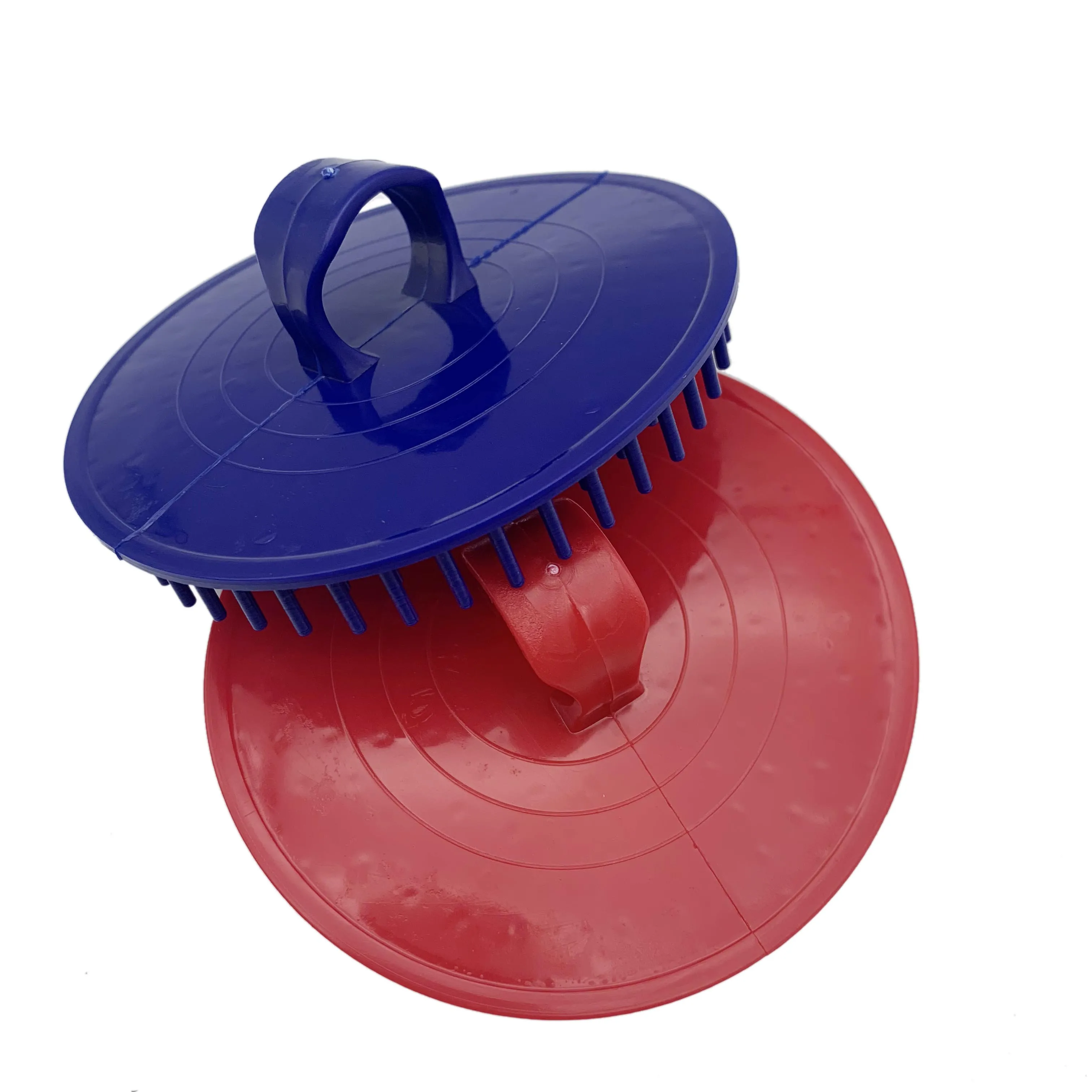 Hair salon tools plastic massage scalp shampoo hair brush wheat straw scalp exfoliator care hair washing shampoo brush