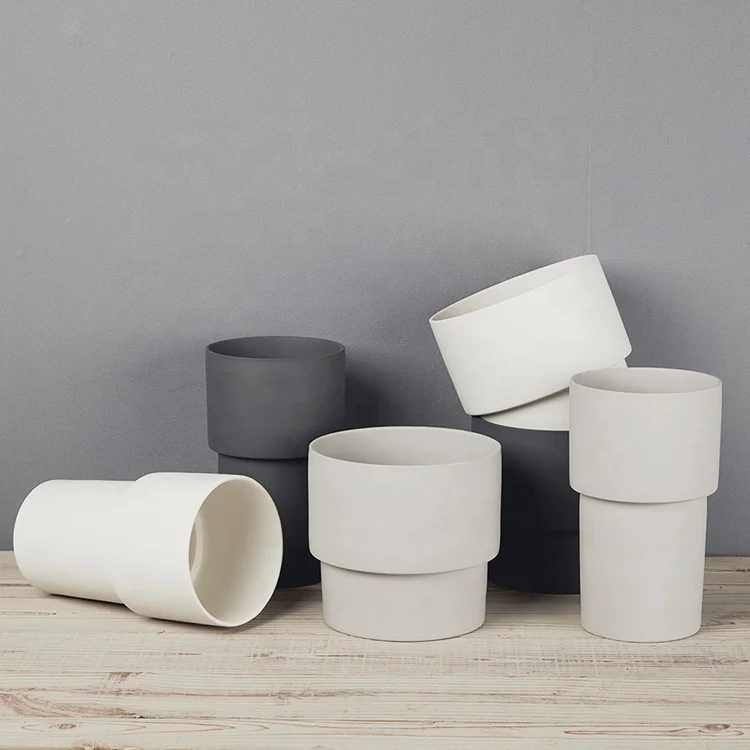 New product matte nordic style chinese flower pots / home decoration ceramic planter