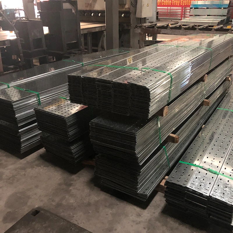 Galvanized Steel Cable Management Tray Hotel Solar Energy Project Hospital School Cable Tray System Metal Building Materials