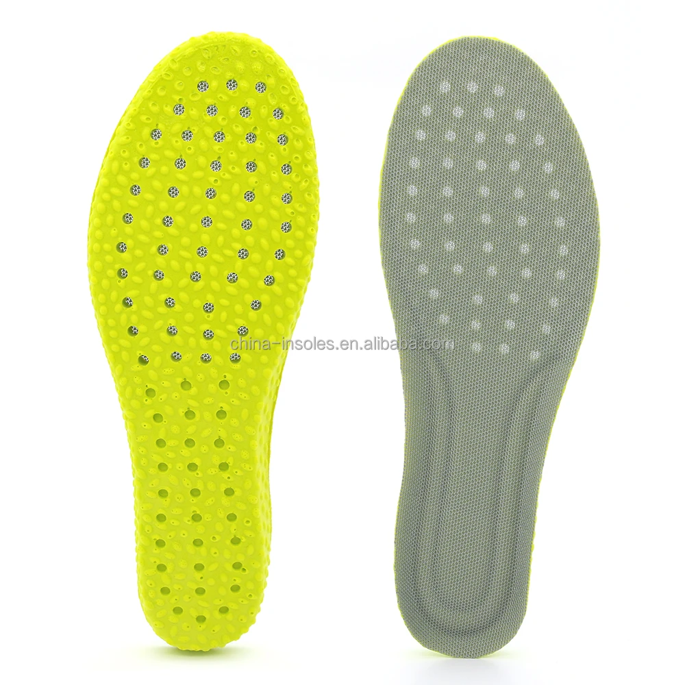 Custom light sweat absorbing breathable shock absorbing insoles super soft popcorn thermoplastic insoles