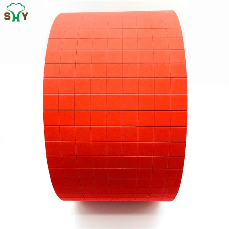Red Foam Spacer  With Glass Separator EVA Rubber Pads On Sheets for Glass Shipping