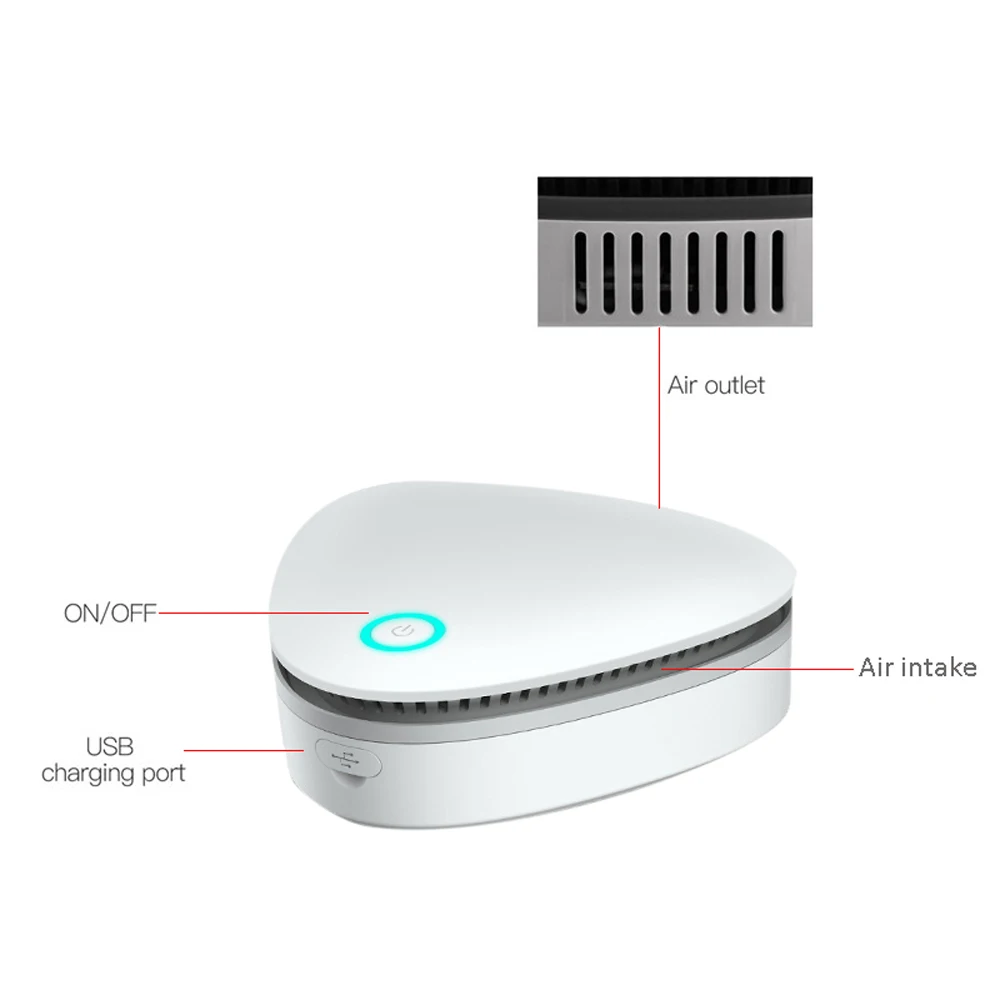 
Portable Home Car Ozone Generator Ozono Machine Mini Ozone Air Purifier in Car 