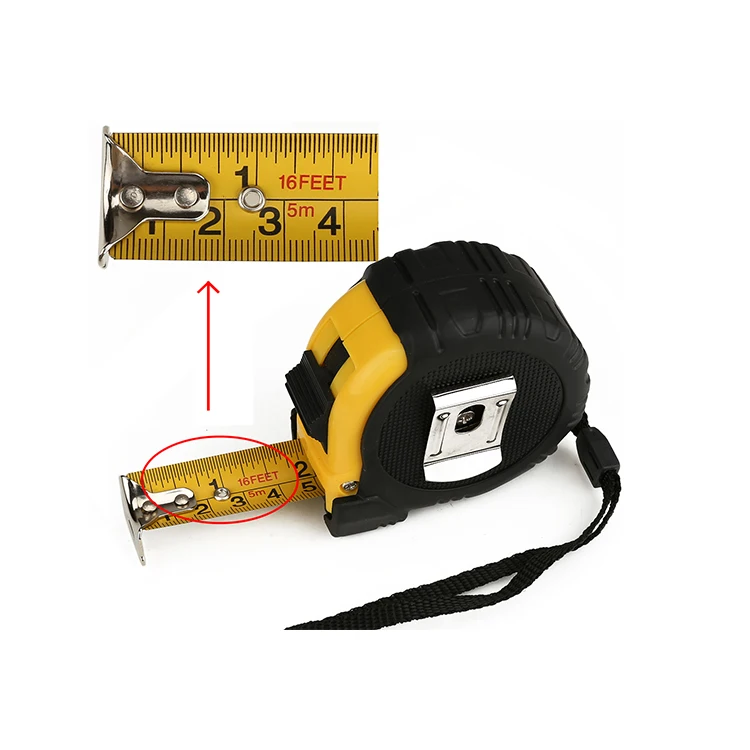 Рекламная линейка из нержавеющей стали 300 мм, горячая метровая Рубиновая измерительная лента 5м 3м 5 м 7,5 м с измерениями на одной стороне