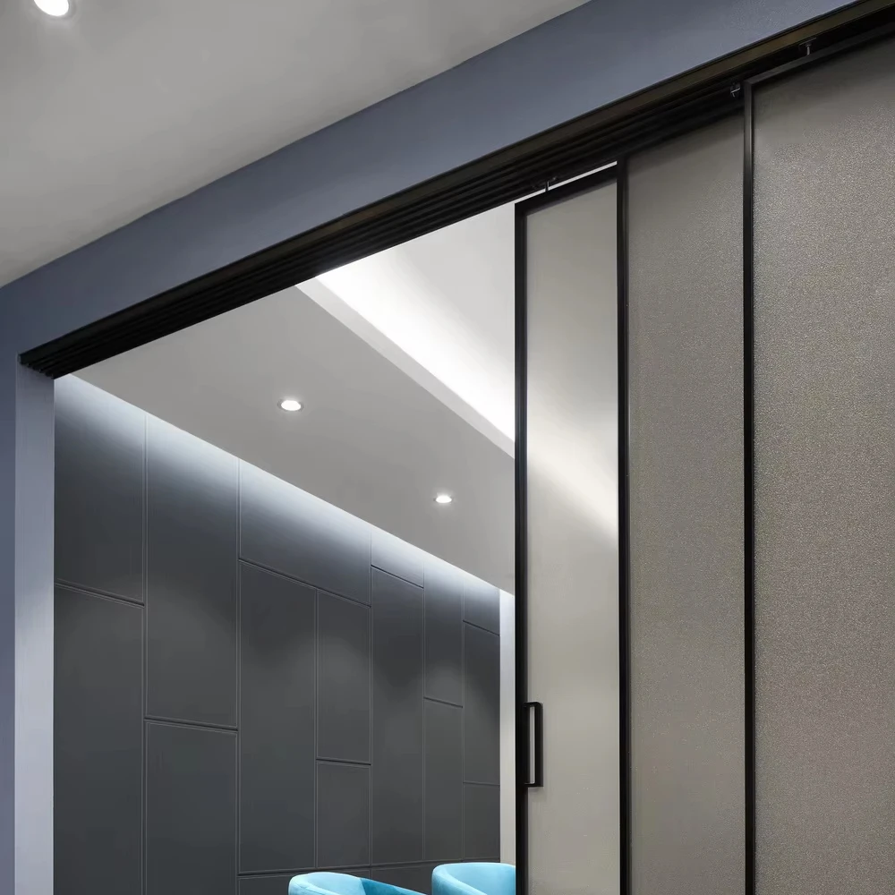 Modern Designed Thermal Insulated Storm Door for Apartment & Outdoor Windproof Finished Wooden & Steel Material Certified AS2047