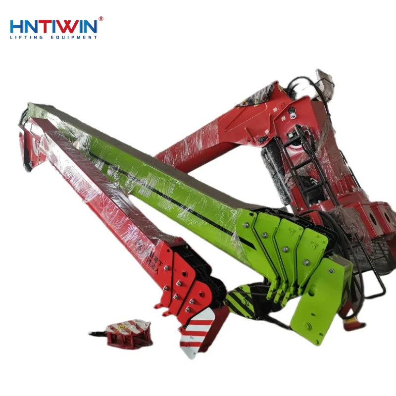 Hot sale 3.2T 4T 5T Boom Lift Truck Mobile Crane Electric Hydraulic Telescopic Arm Crane