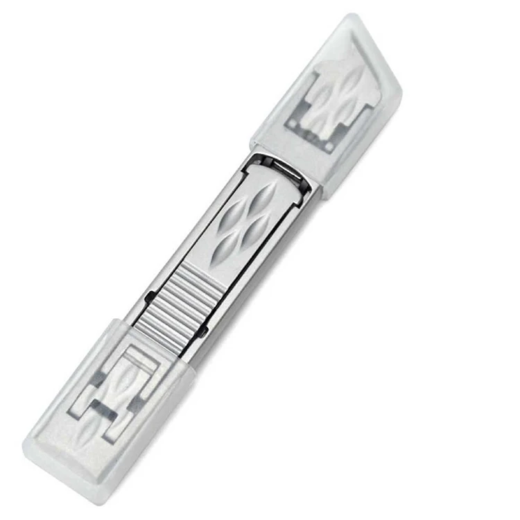 Stainless Steel Nail Clipper Double-ended Dual-purpose Thin Portable Folding Nail Scissors Nail Clippers Manicure Tools New