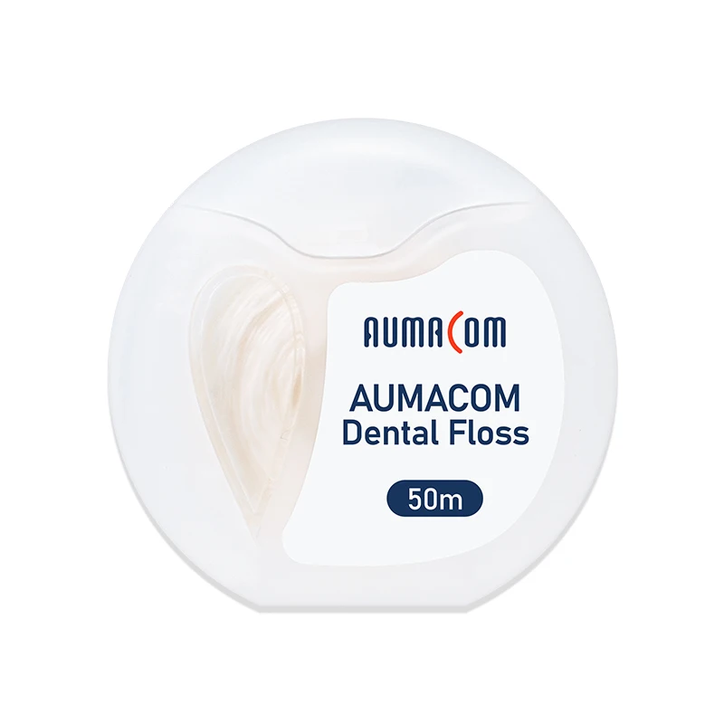OEM Logo Private Label Wholesale Price Round Flat Line Nylon PTFE 50M Dental Floss Manufacture
