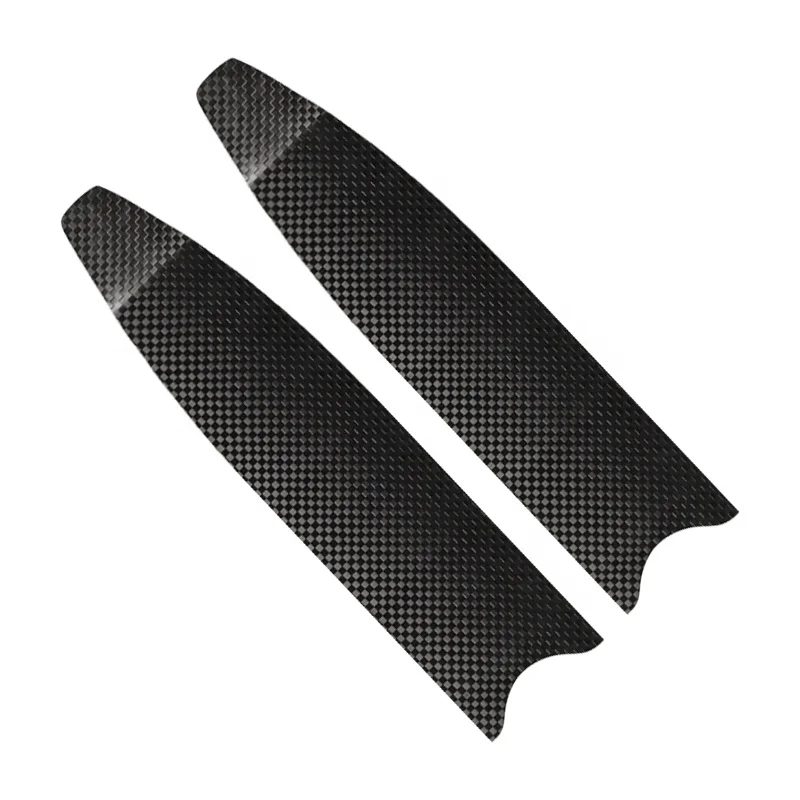 HOFI 8K Carbon Fiber Plain Fins Freediving Long Pure