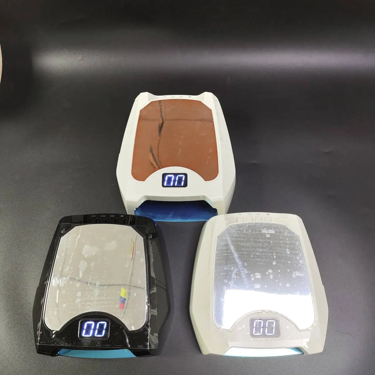 Strong Quality Rechargeable Battery Nail Drying Lamp Fast Curing UV Gel Nail Led Lamp Professional Steel Bottom Nail Art Lamp