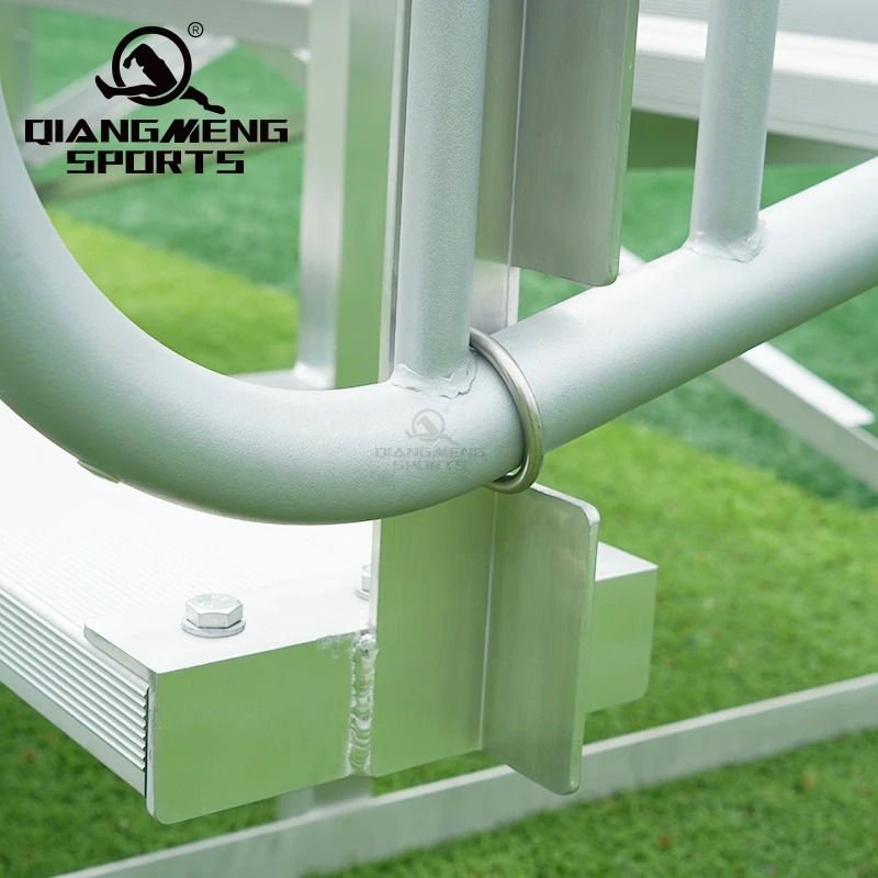 Best Quality Aluminum Bleachers Football Padel Portable Stadium Seating ADA Bleacher Series 10 Row System