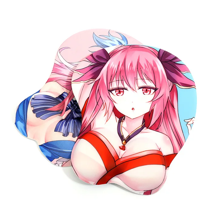 Vograce Factory Wholesale Promotional Logo Printed Custom Anime  Rubber 3D Water Proof Gaming Computer Mouse Pad